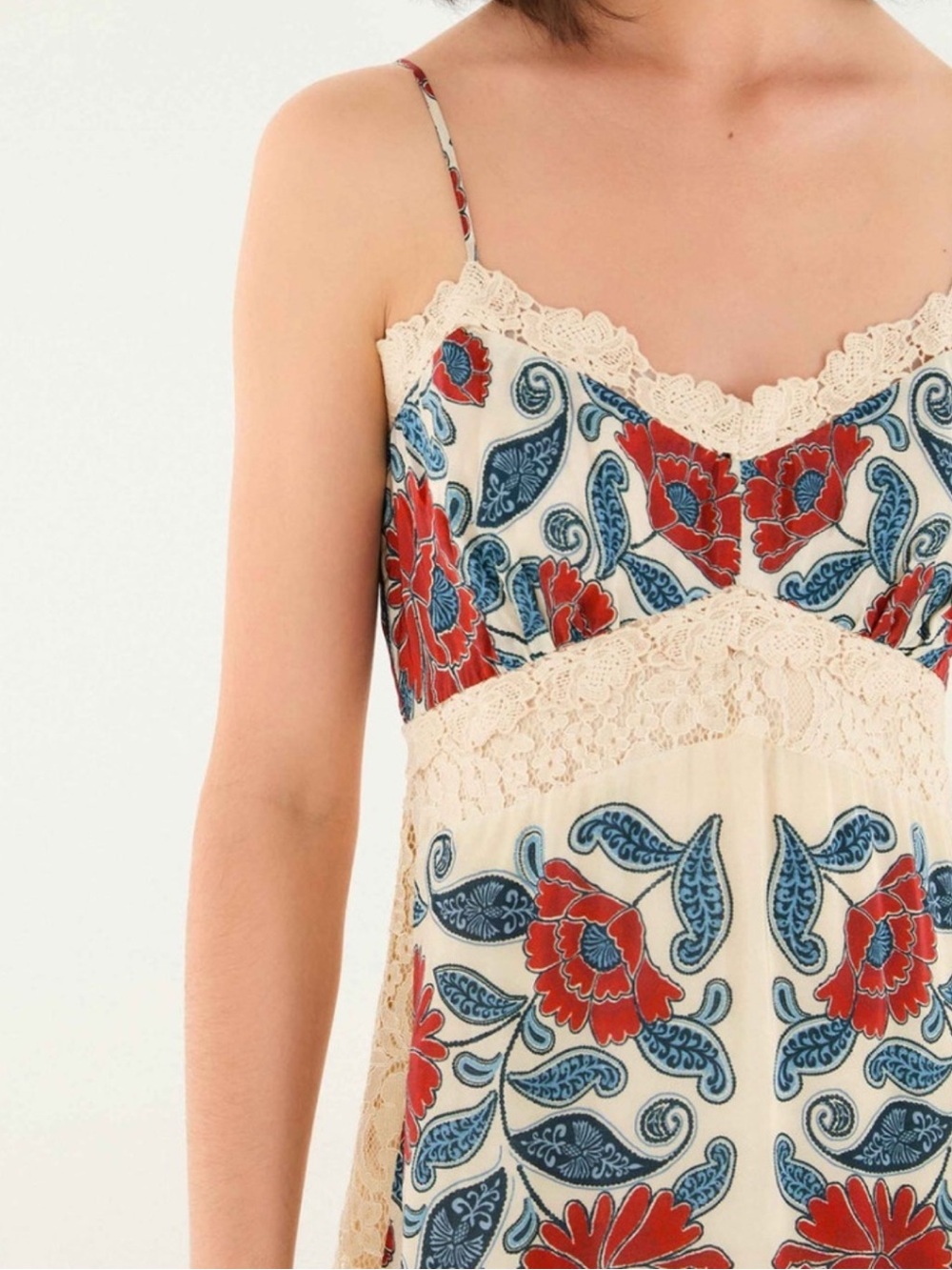 Farm Rio Sand Francesca Midi Dress - Picture 5 of 8